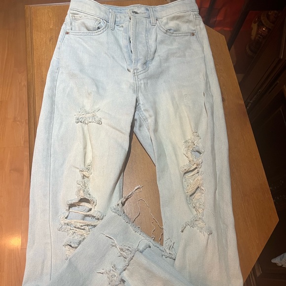 Light wash flare bottom jeans target - Picture 2 of 11